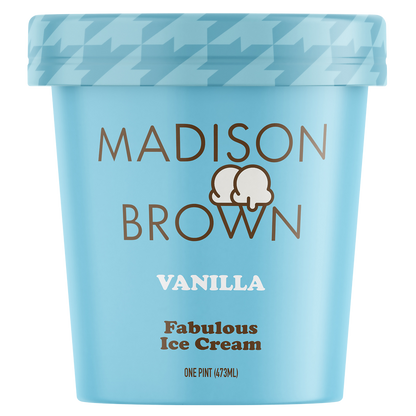 Madison Brown Vanilla Ice Cream 16oz