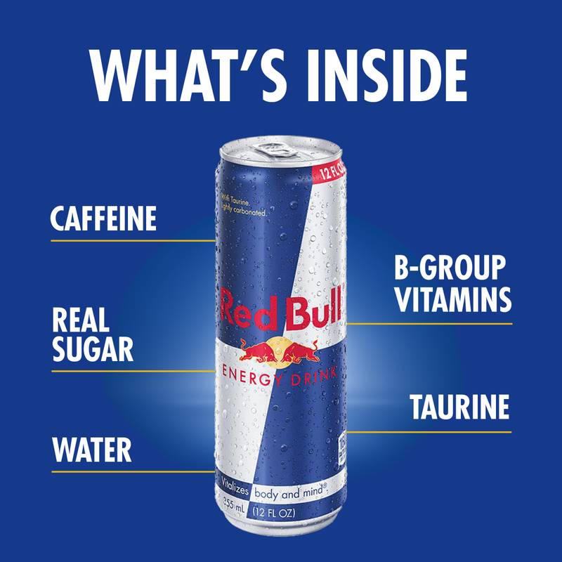 Red Bull Energy Drink 12oz Can