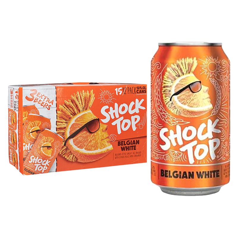 Shock Top Belgian White 15pk 12oz Can 5.2% ABV