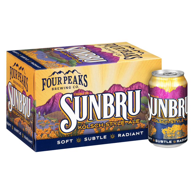 Four Peaks Sunbru Kolsch Ale 6pk 12oz Can 5.1% ABV