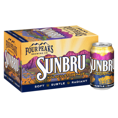 Four Peaks Sunbru Kolsch Ale 6pk 12oz Can 5.1% ABV