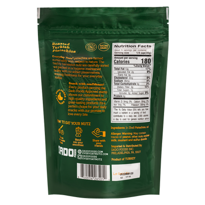 Everyday Nutz Roasted Pistachios 5oz