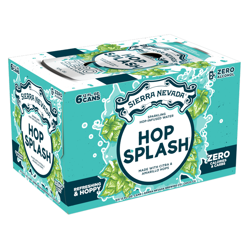 Sierra Nevada Hop Splash Hop-Infused Sparkling Water 6pk 12oz Can 0% ABV
