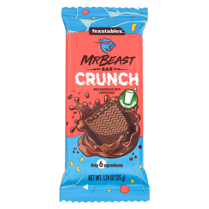 Feastables MrBeast Milk Crunch Bar 1.23oz