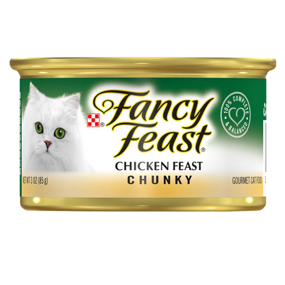 Purina Fancy Feast Chunky Chicken Feast Wet Cat Food 3oz