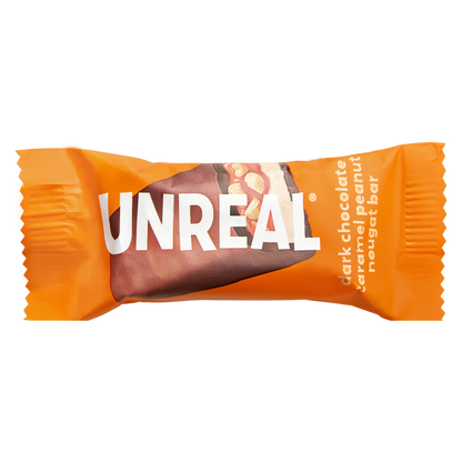 Unreal Dark Chocolate Caramel Peanut Nougat Bars 3.4oz