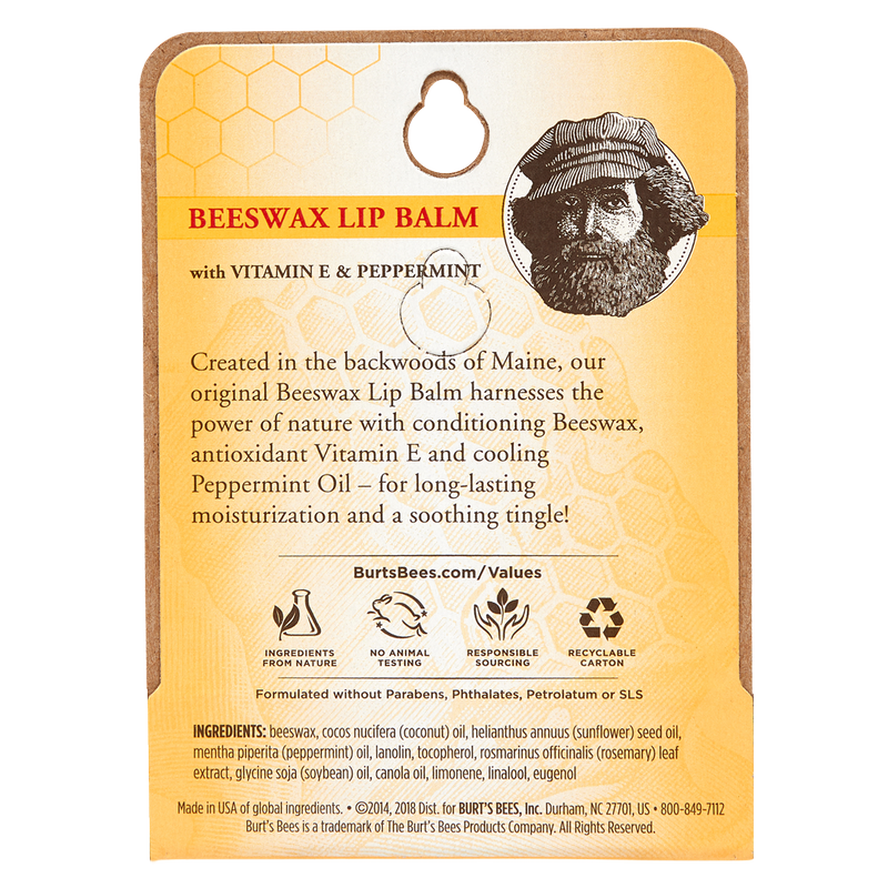 Burt's Bees Beeswax Lip Balm