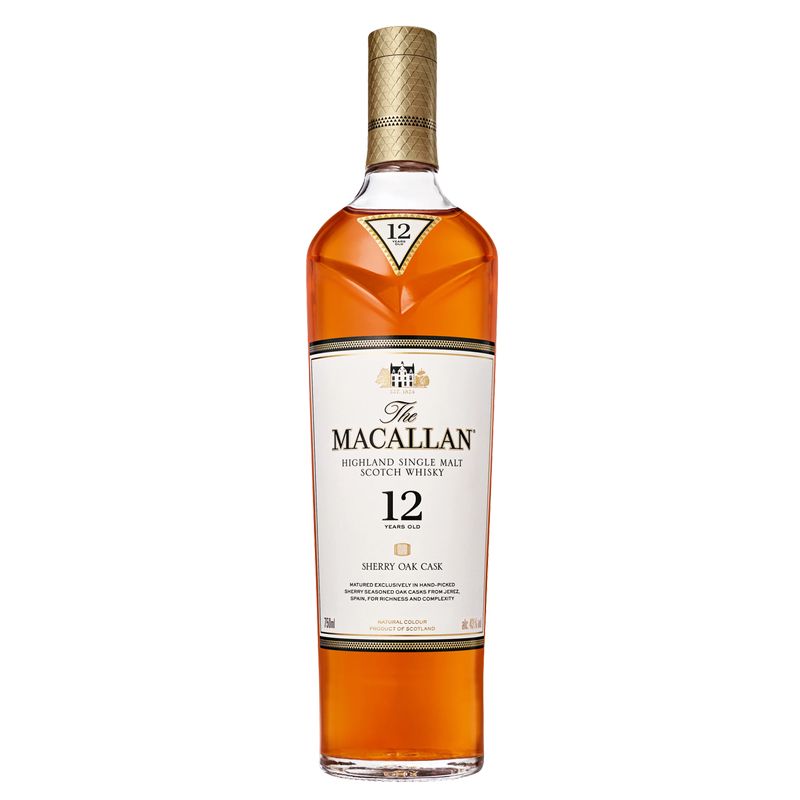 Macallan 12 Yr Sherry Oak 750ml (86 Proof) – BevMo! Arizona
