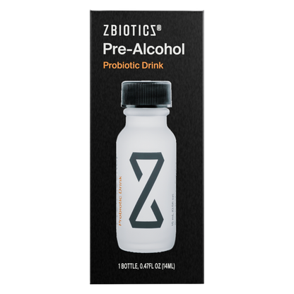 ZBiotics Pre-Alcohol Probiotic Drink, 1 Pack