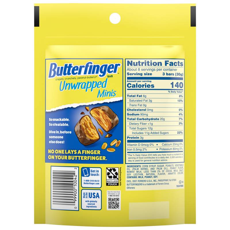 Butterfinger Bites Unwrapped 8oz