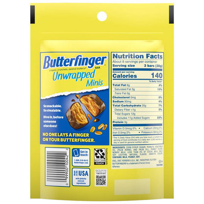 Butterfinger Bites Unwrapped 8oz