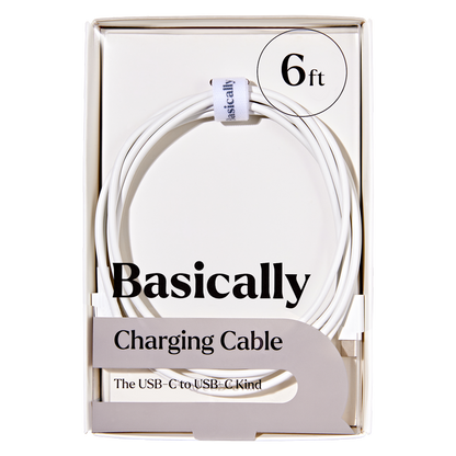 Basically 100W USB-C to USB-C Charging Cable 6'