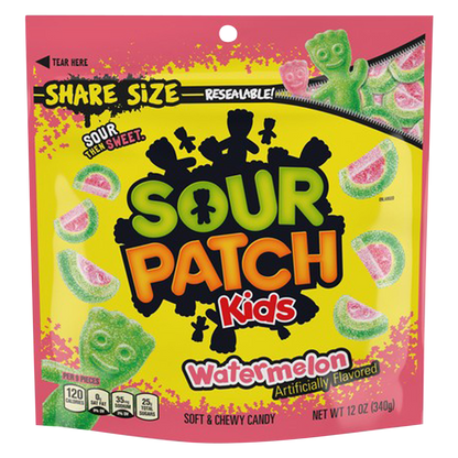 Sour Patch Kids Watermelon Soft & Chewy Candy 12oz