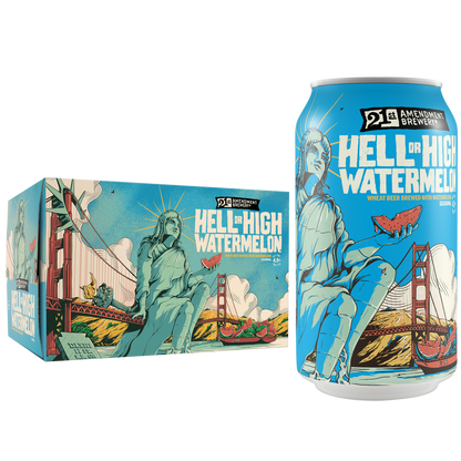 21st Amendment Hell or High Watermelon 6pk 12oz Can 4.9% ABV