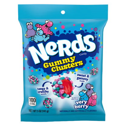 Nerds Gummy Clusters Verry Berry, 5oz