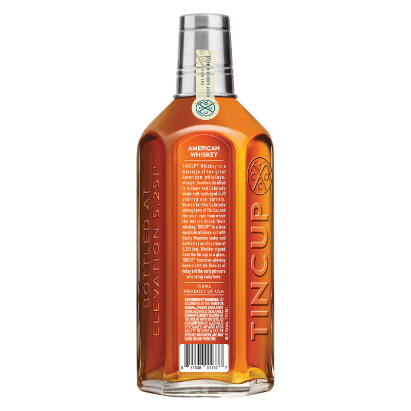 Tincup American Whiskey Original 750ml (84 Proof)