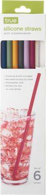 True Silicone Straw Set 6 ct – BevMo!