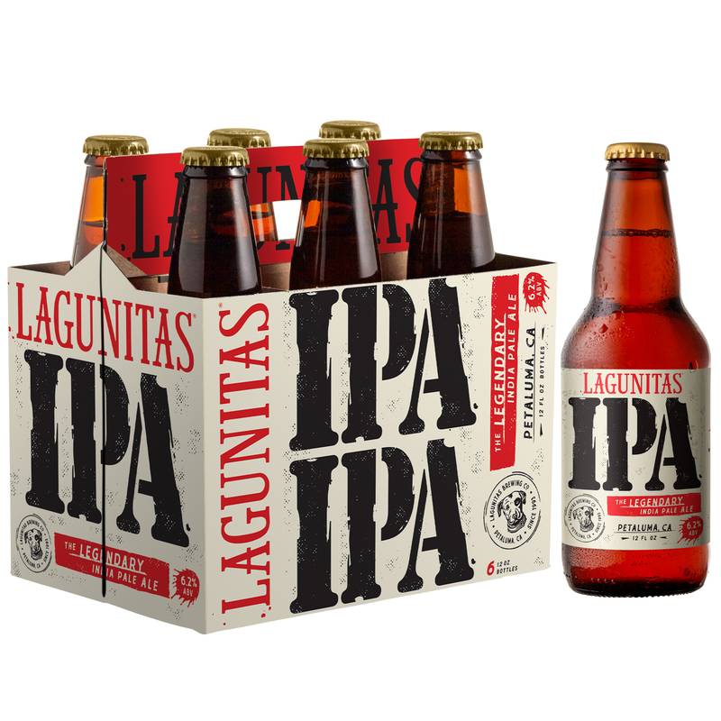 Lagunitas IPA, 6 Pack, 12 fl. oz. Bottles