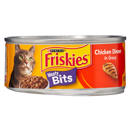 Purina Friskies Meaty Bits Chicken in Gravy Wet Cat Food 5.5oz