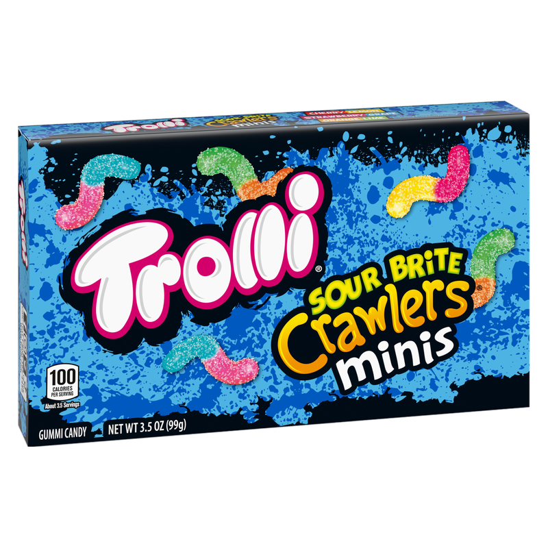 Trolli Mini Sour Brite Crawlers Theater Box, 3.5oz