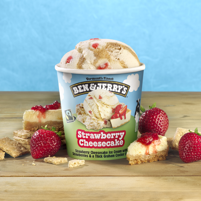 Ben & Jerry's Strawberry Cheesecake Ice Cream Pint