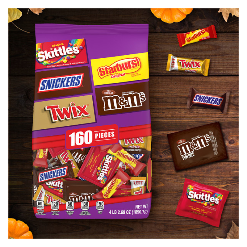Mars Chocolate & Fruity Favorites Variety Mix Stand-up Pouch 160ct