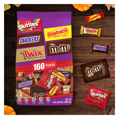 Mars Chocolate & Fruity Favorites Variety Mix Stand-up Pouch 160ct