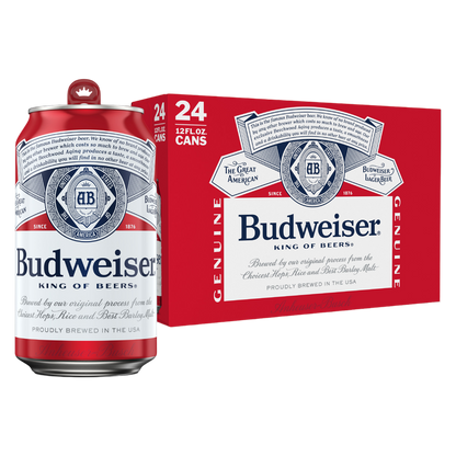 Budweiser 24pk 12oz Can 5.0% ABV