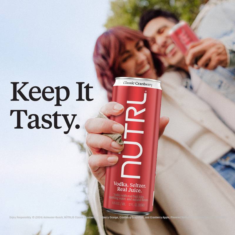NUTRL Vodka Cranberry 8pk 12oz Can 4.5% ABV – BevMo! Arizona