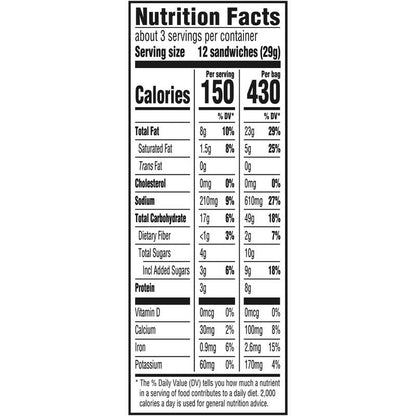 Ritz Bits Peanut Butter 3oz