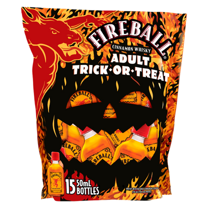 Fireball Trick or Treat 50ml 15pk (33 proof)