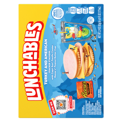 Lunchables Turkey & American Cheese Lunch Combinations with Capri Sun - 8.9oz