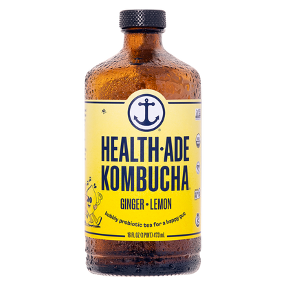 Health-Ade Ginger Lemon Kombucha 16oz Btl