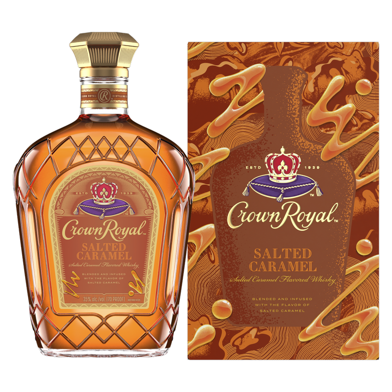 Crown Royal Salted Caramel Canadian Whisky 750ml (70 Proof