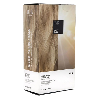 IGK PERMANENT COLOR KIT Surf Club- Light Cool Blonde 9NA