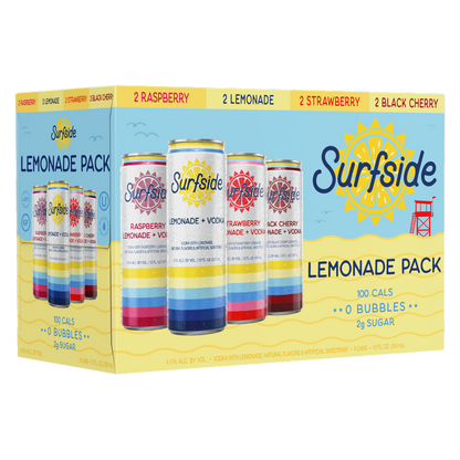 Surfside Lemonade Variety 8pk 12oz Can 4.5% ABV – BevMo! Arizona