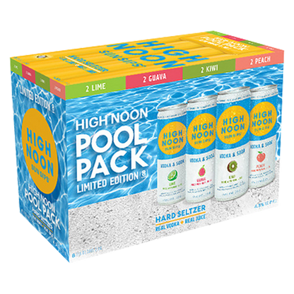 High Noon Variety Pool Pack 8pk 12oz Can 4.5% ABV