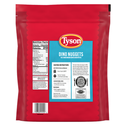 Tyson All Natural White Meat Dino Nuggets 29oz