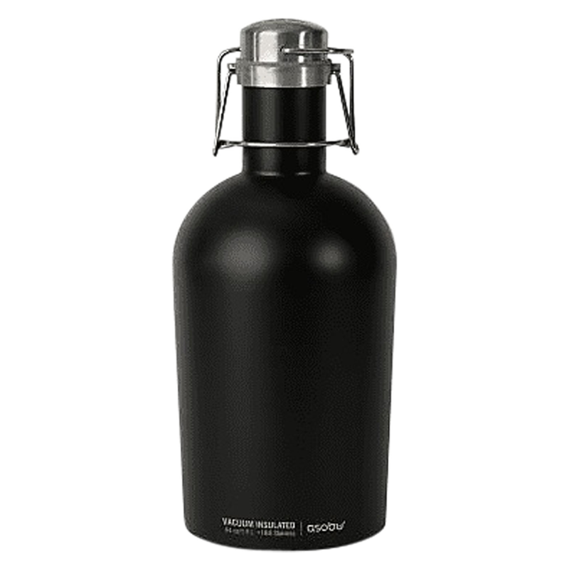 Asobu Black Beer Growler 64oz