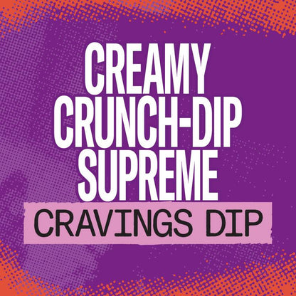 Taco Bell Creamy Crunch-Dip Supreme Cravings Dip, 15 oz Jar