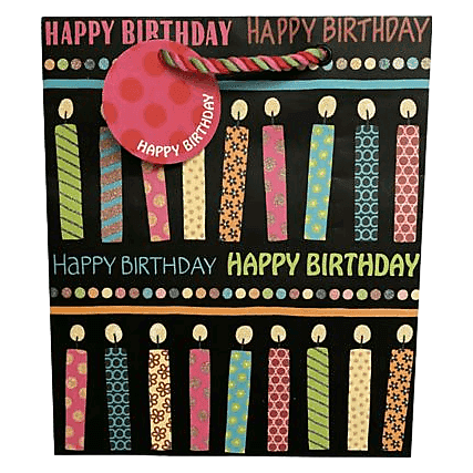 Birthday Candle Medium Tote