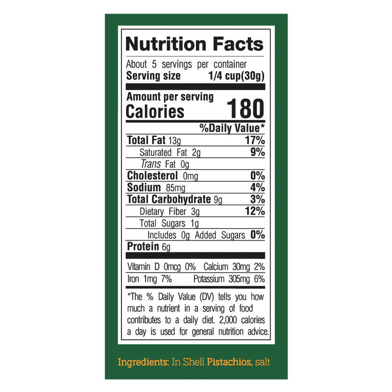 Everyday Nutz Roasted Pistachios 5oz