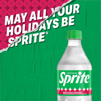 Sprite Winter Spiced Cranberry 20oz Btl