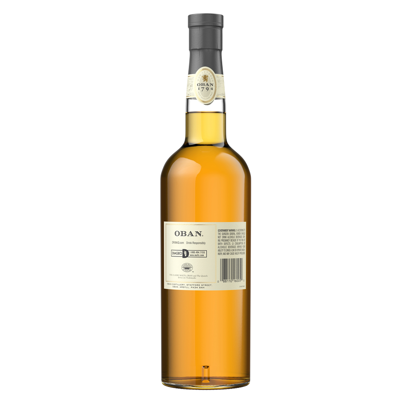 Oban 14 Year Old Single Malt Scotch Whisky, 750 mL (86 Proof)