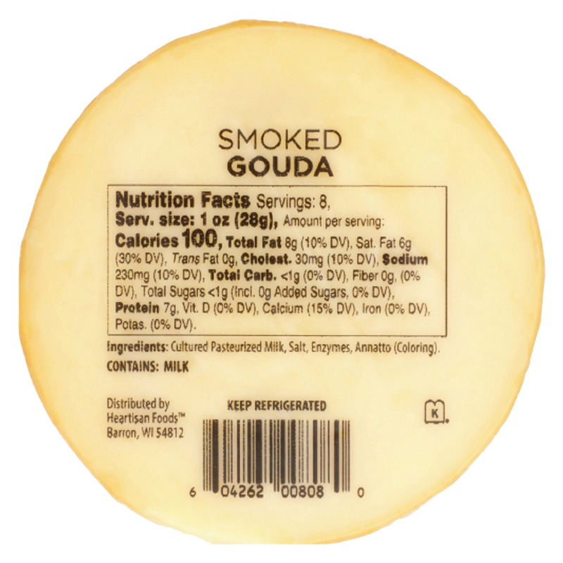 Apple Smoked Gouda Round  - 8oz