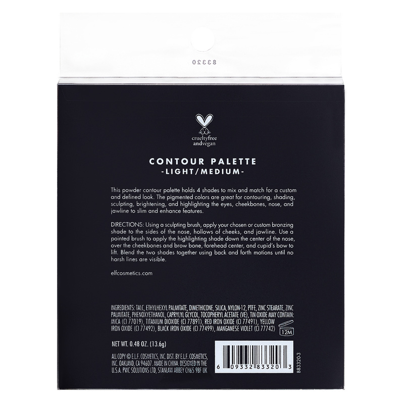 e.l.f. Contour Palette Light/Medium 0.56oz