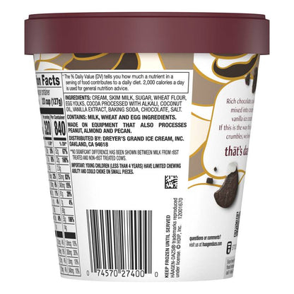 Haagen-Dazs Cookies & Cream Ice Cream, 14oz.