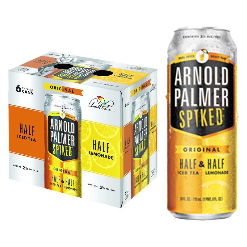 Arnold Palmer Spiked Half & Half Ice Tea 6pk 12oz Can 5.0% ABV