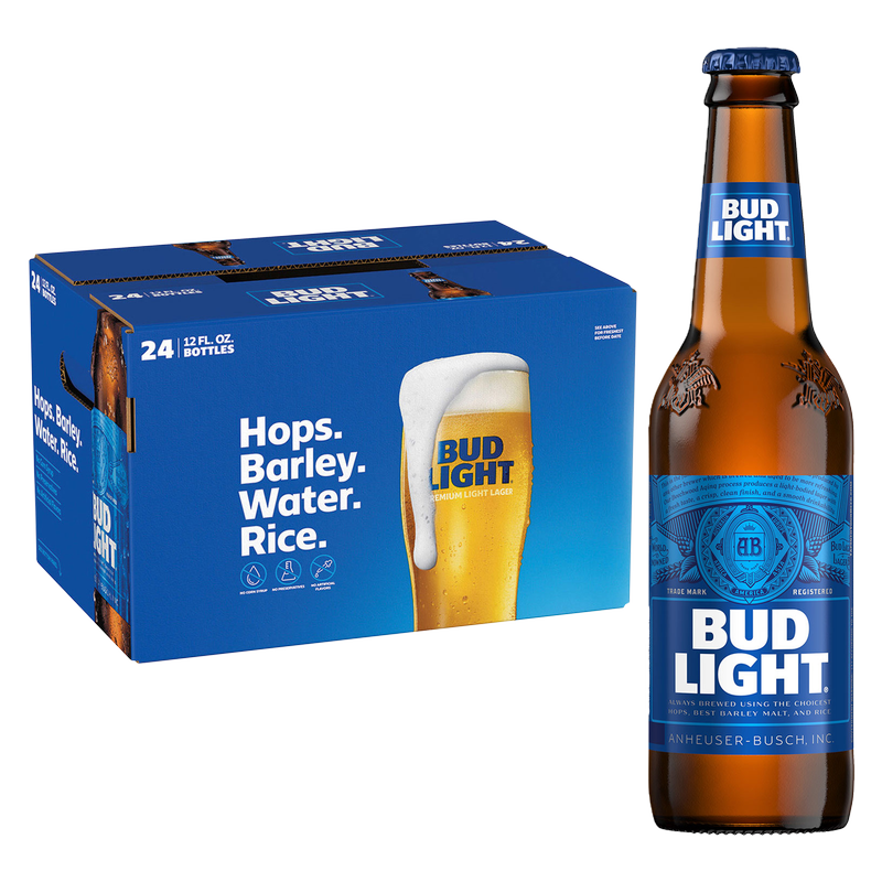 Bud Light 24pk 12oz Btl 4.2% ABV