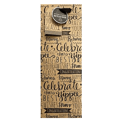 Celebration Scribbles Bottle Bag